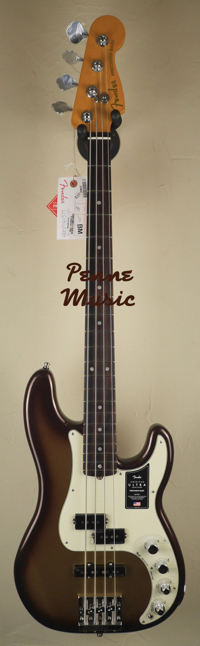 Fender American Ultra Precision Bass Mocha Burst 2