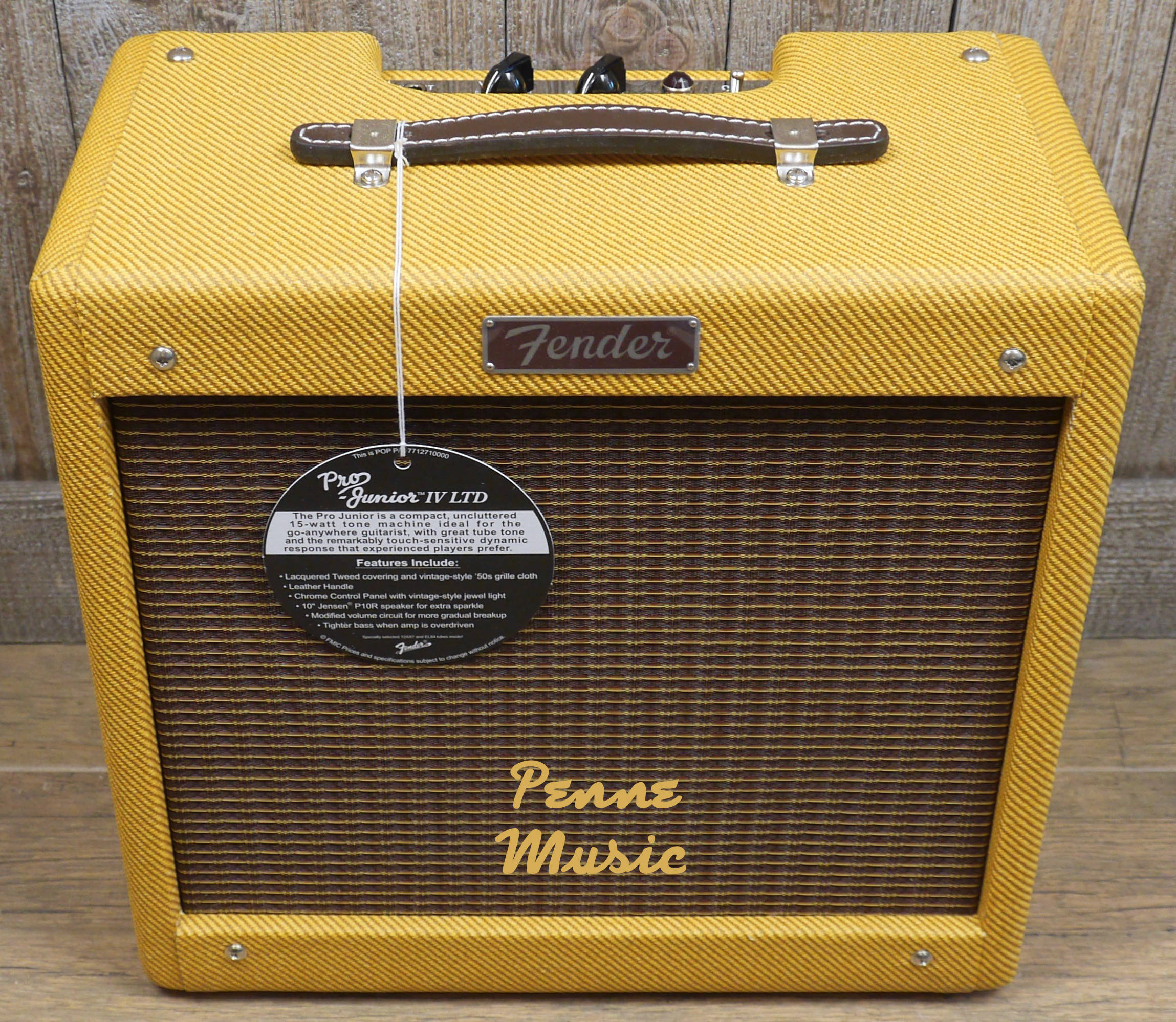 Fender Pro Junior IV Lacquered Tweed Combo amplificatore valvolare chitarra 15 watt 1x10" Jensen 2231306000 Made in Mexico