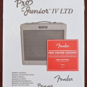 Fender Pro Junior IV Lacquered Tweed Combo amplificatore valvolare chitarra 15 watt 1x10" Jensen 2231306000 Made in Mexico