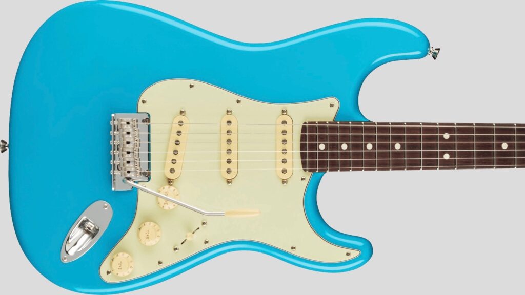 Fender American Pro II Strato Miami Blue RW 0113900719 Made in Usa inclusa custodia rigida