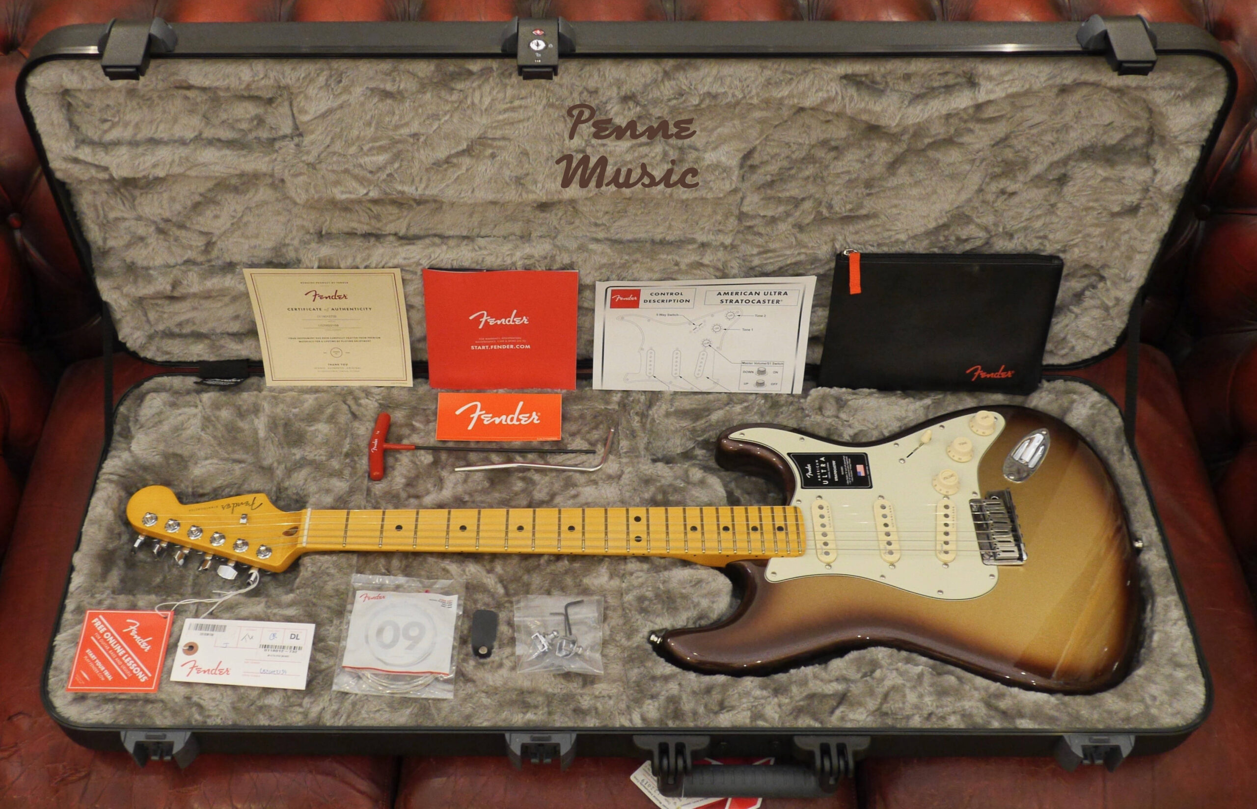 Fender American Ultra Stratocaster Mocha Burst 1