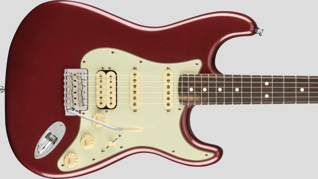 Fender American Performer Stratocaster HSS Aubergine 0114920345 Made in Usa inclusa custodia