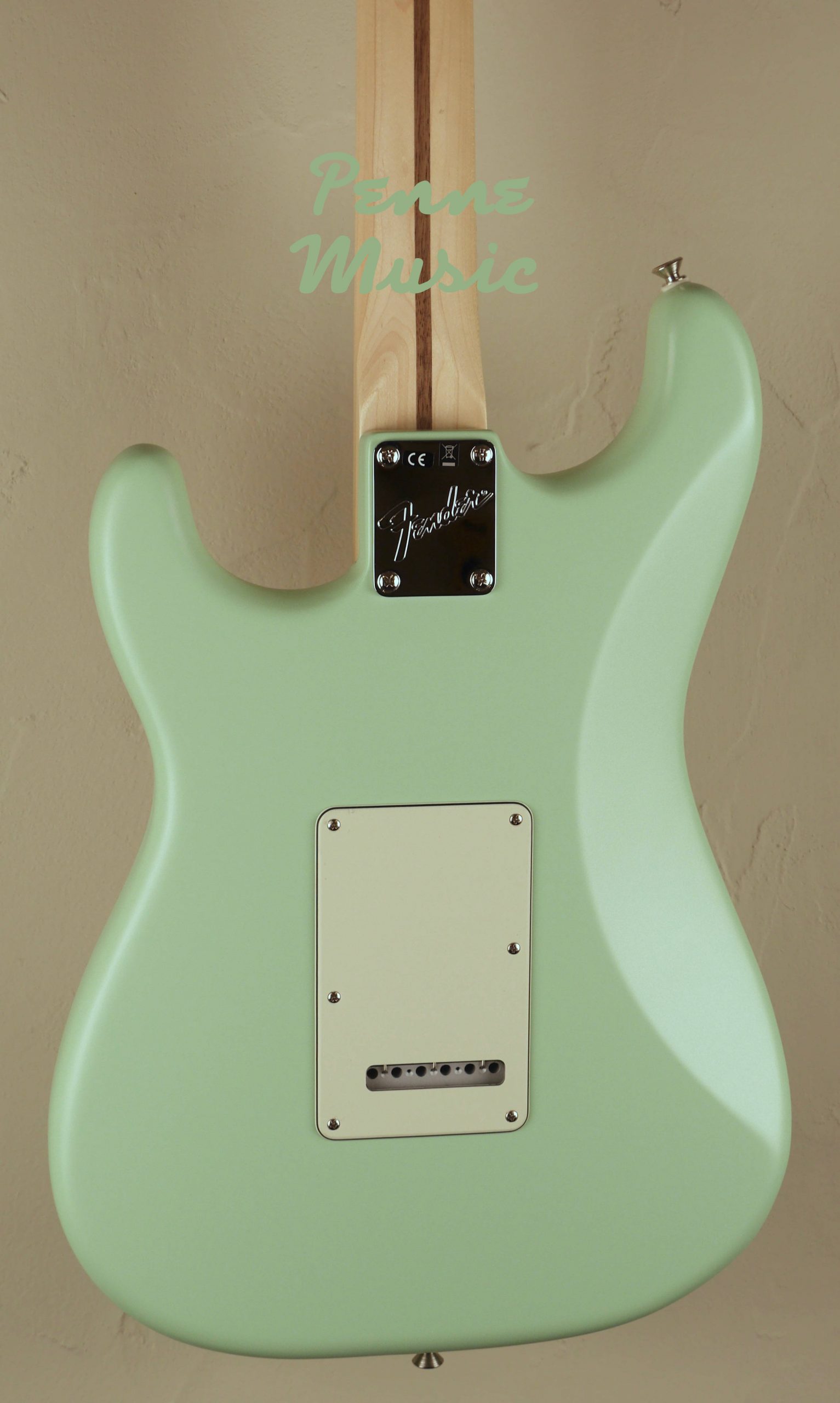Fender American Performer Stratocaster HSS Satin Surf Green 4