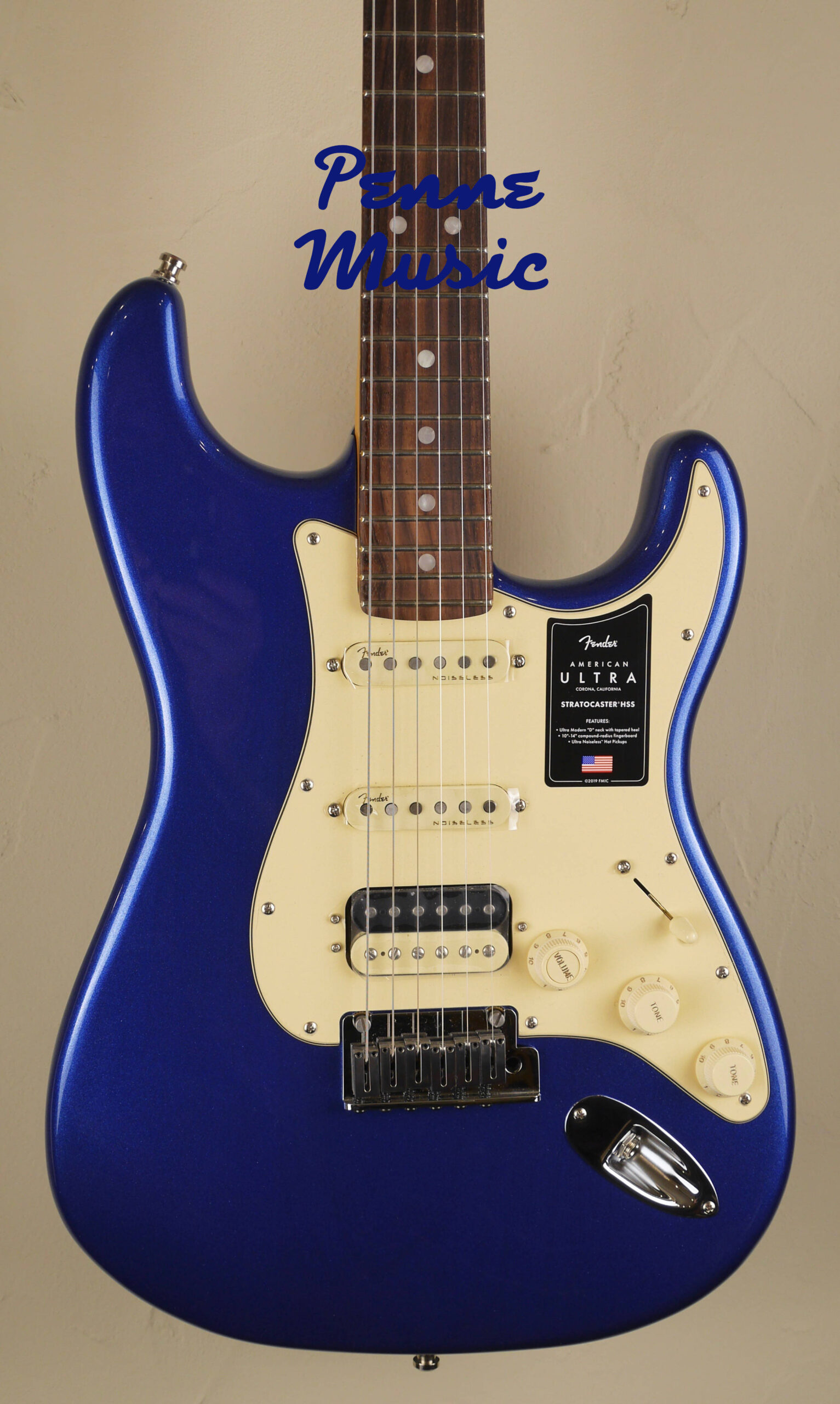 Fender American Ultra Stratocaster HSS Cobra Blue 4
