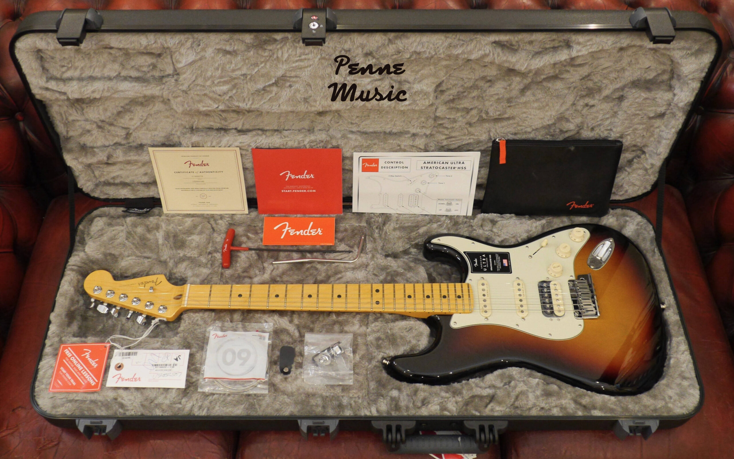 Fender American Ultra Stratocaster HSS Ultraburst MN 1