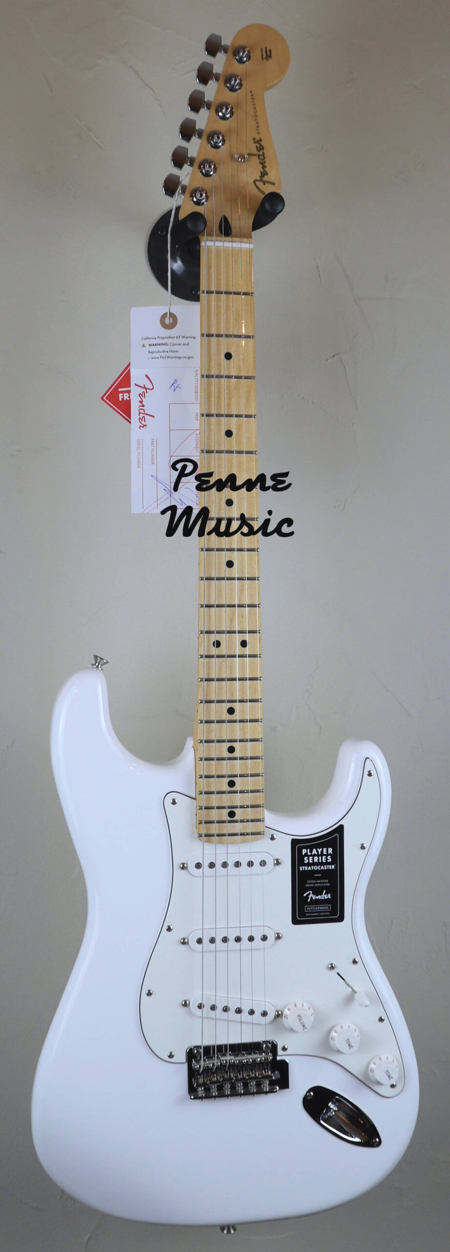 Fender Player Stratocaster Polar White MN 1