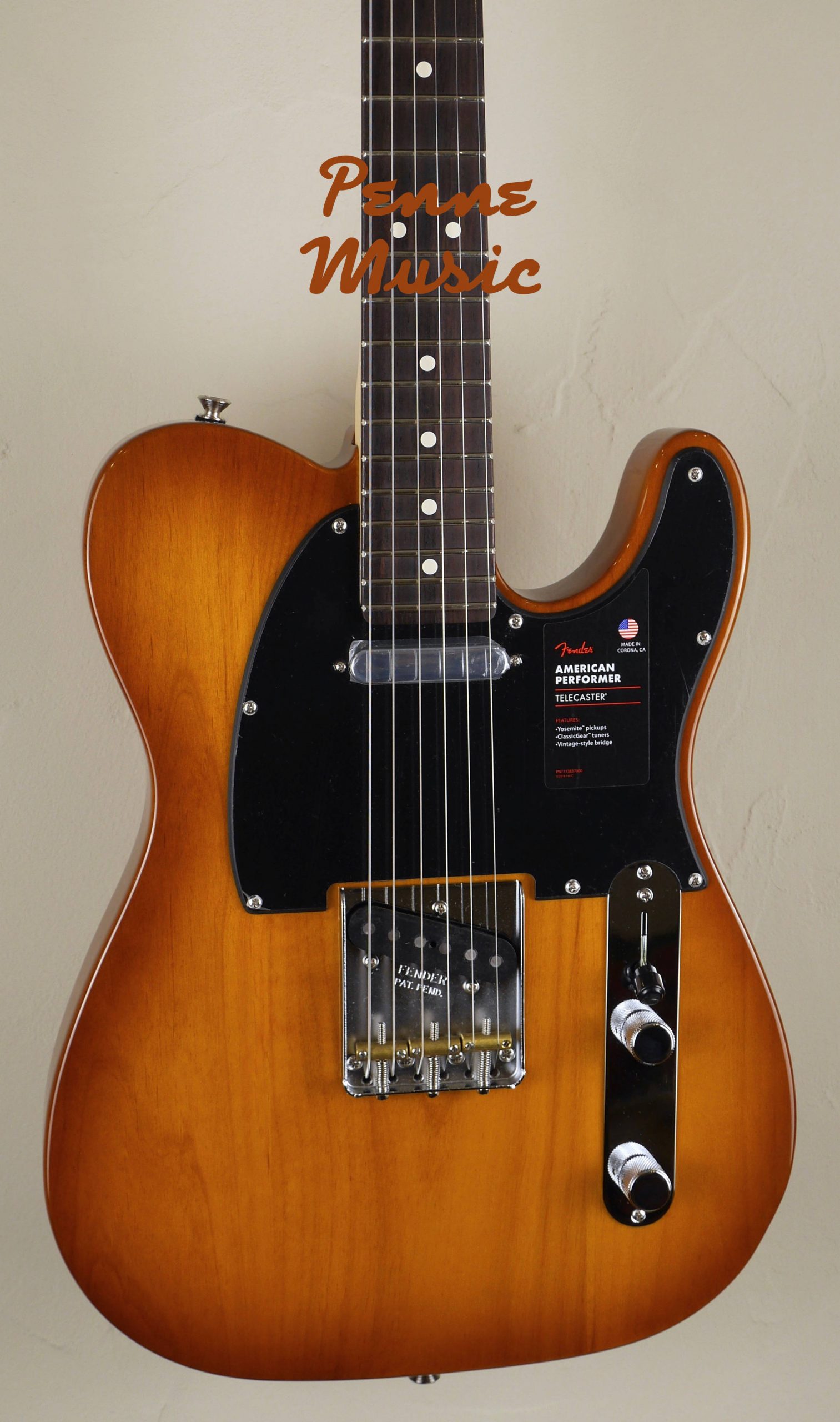 Fender American Performer Telecaster Honey Burst 3