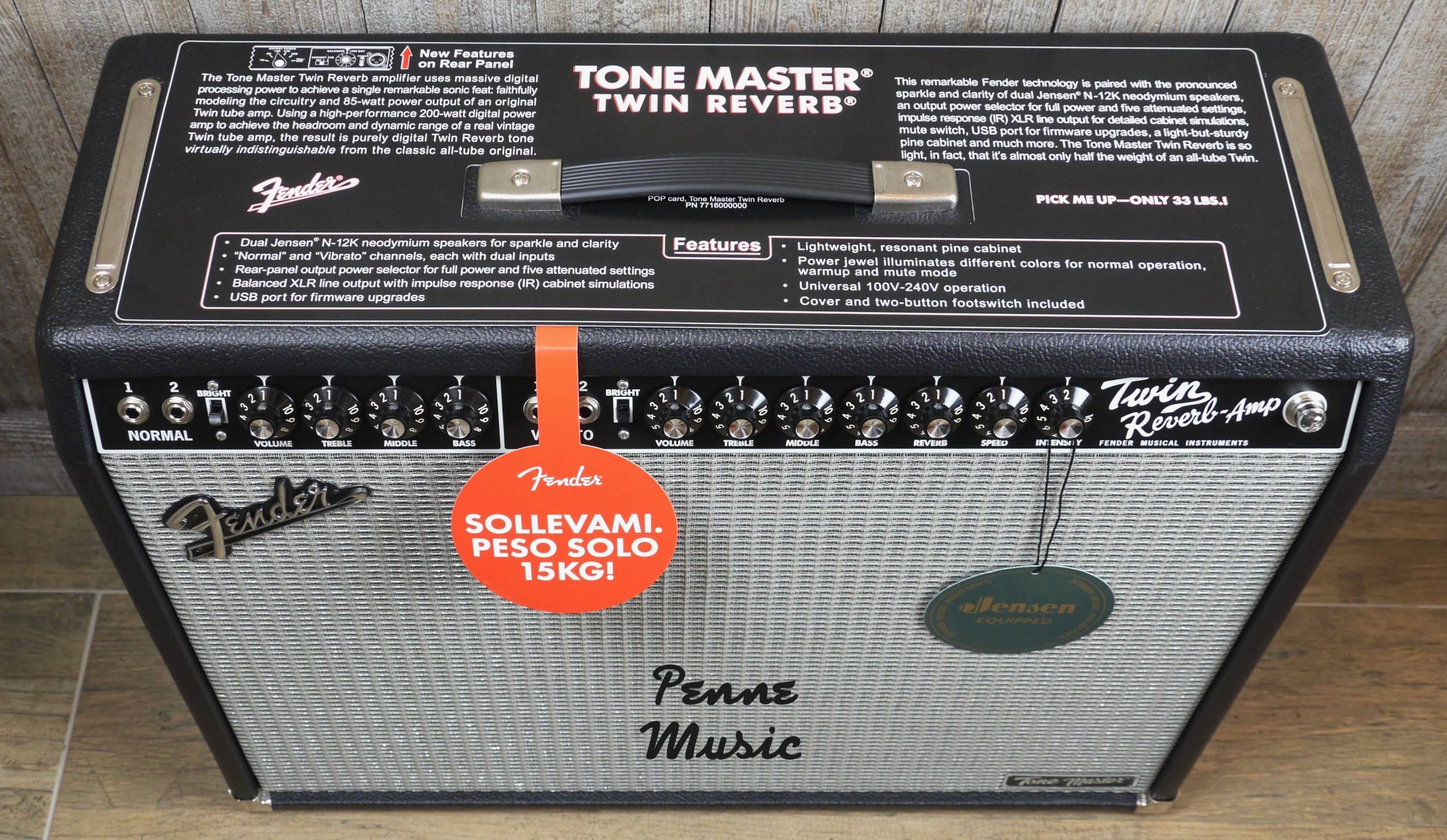 Fender Tone Master Twin Reverb Black 4