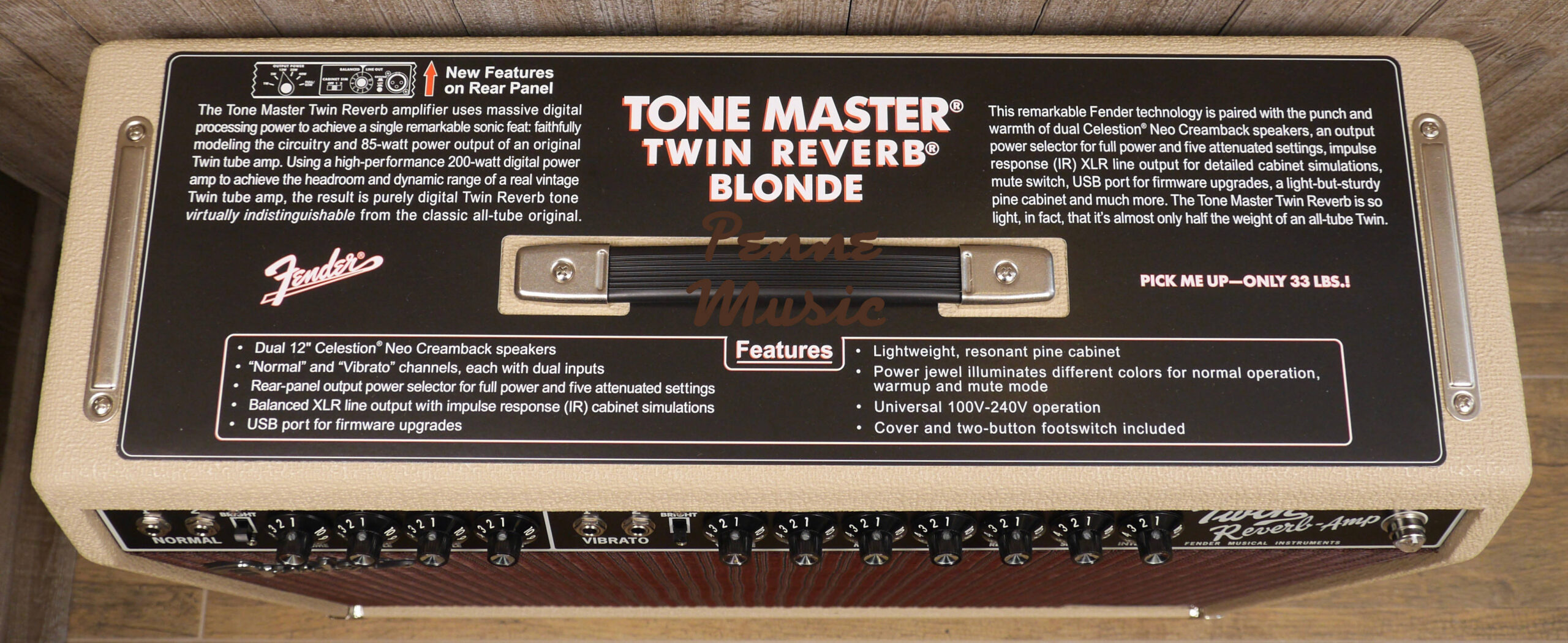 Fender Tone Master Twin Reverb Blonde 2