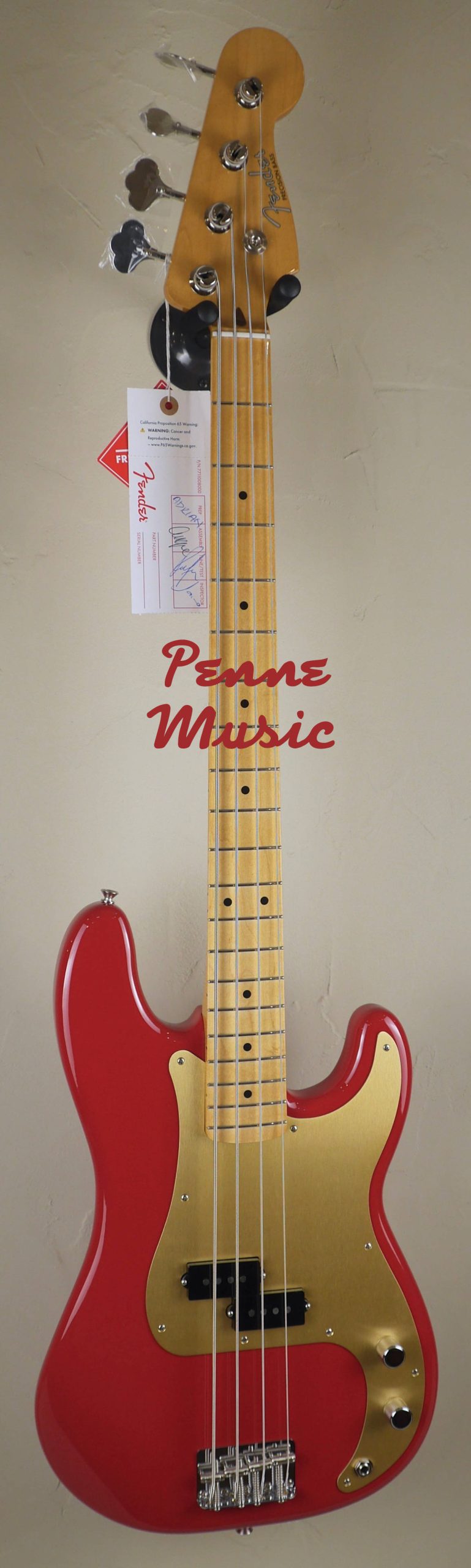 Fender Vintera 50 Precision Bass Dakota Red 1