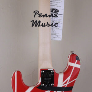 EVH 5150 Striped Series Red with Black and White Stripes 2