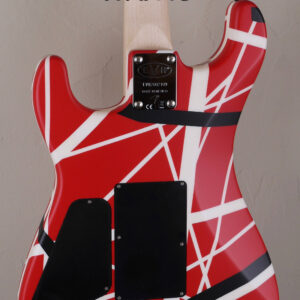EVH 5150 Striped Series Red with Black and White Stripes 4