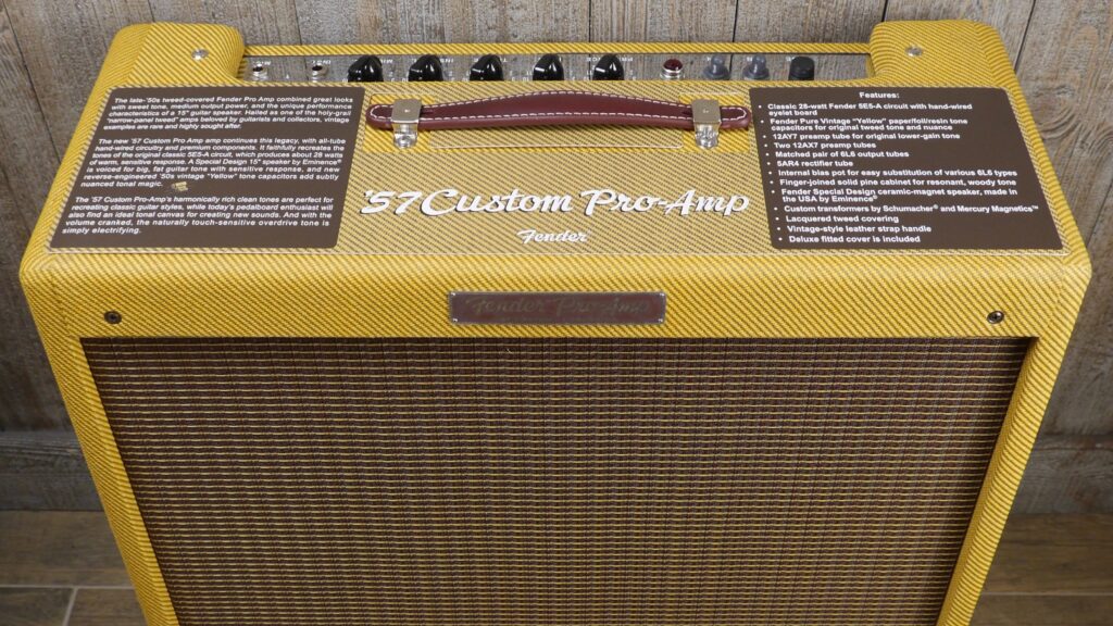 Fender 57 Custom Pro-Amp Hand-Wired 8170506100 Made in Usa inclusa Cover