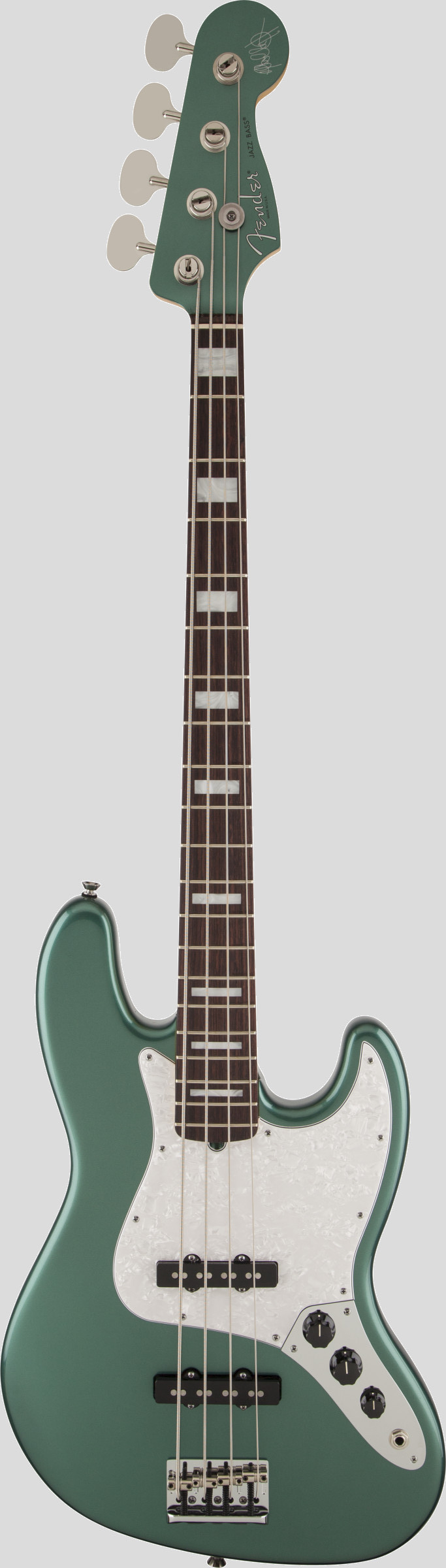 Fender Adam Clayton Jazz Bass Sherwood Green Metallic 1
