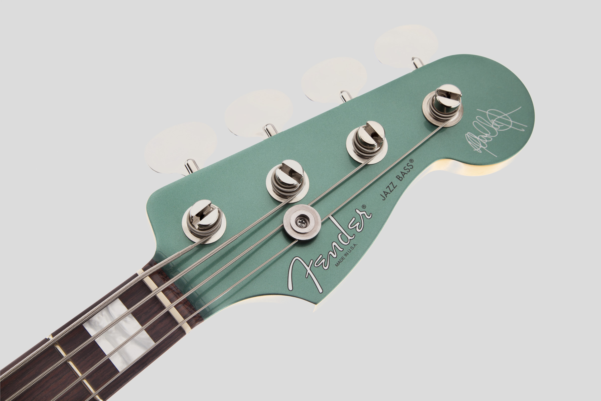 Fender Adam Clayton Jazz Bass Sherwood Green Metallic 5
