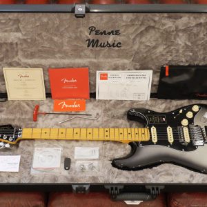 Fender American Ultra Luxe Stratocaster Floyd Rose HSS Silverburst 1