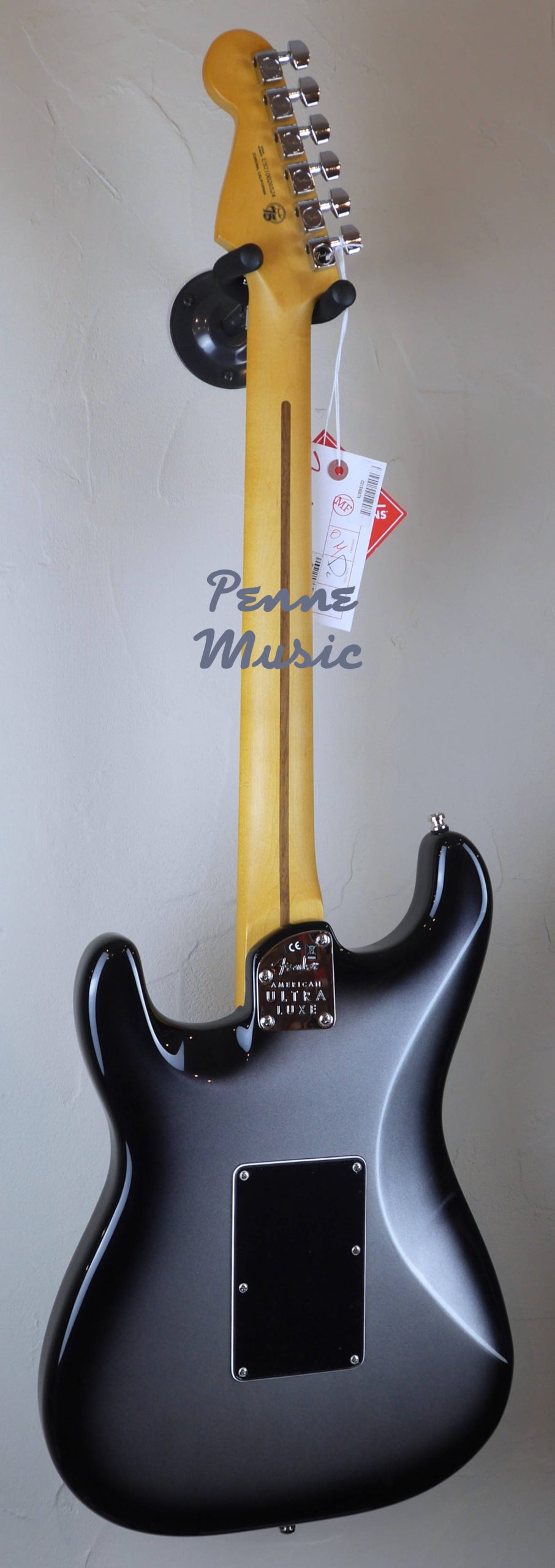 Fender American Ultra Luxe Stratocaster Floyd Rose HSS Silverburst 3