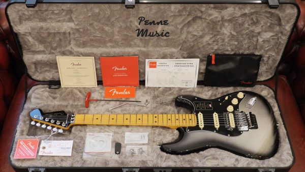 Fender American Ultra Luxe Stratocaster FR HSS Silverburst 0118072791 Made in Usa