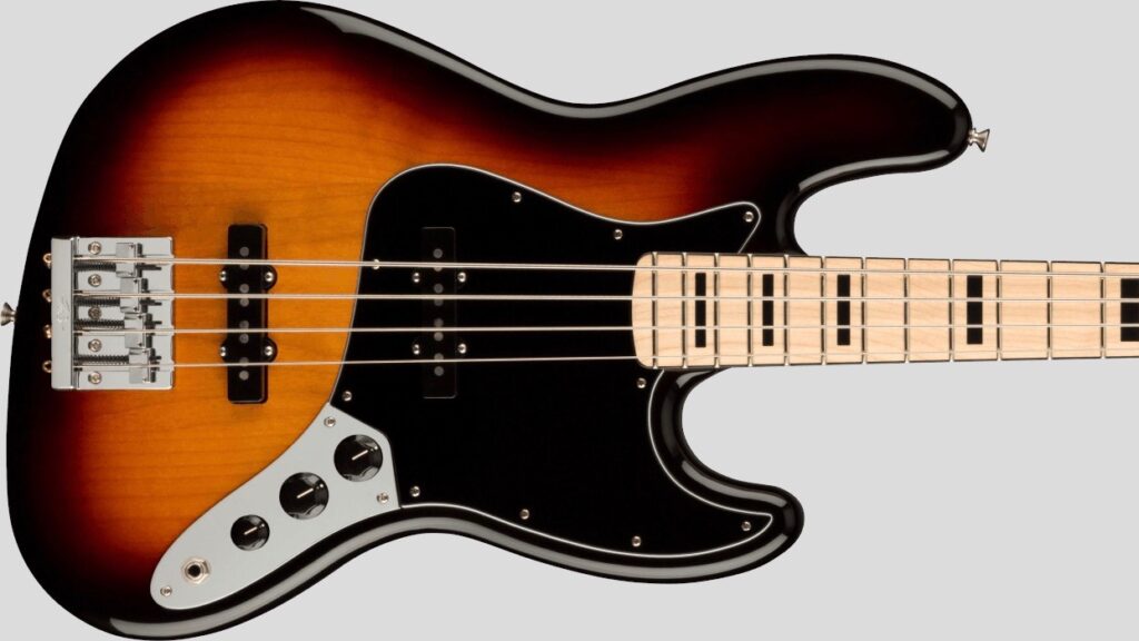 Fender Geddy Lee Jazz Bass 3-Color Sunburst 0147702300 inclusa custodia Fender Gig Bag Deluxe