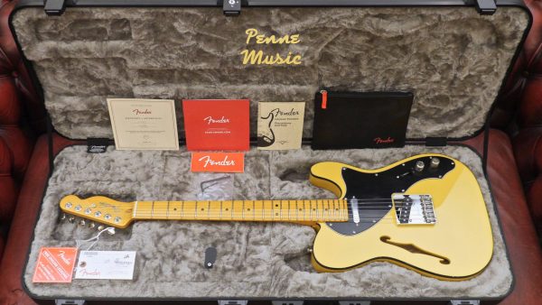 Fender Britt Daniel Tele Thinline Amarillo Gold 0113702751 Made in Usa inclusa custodia rigida