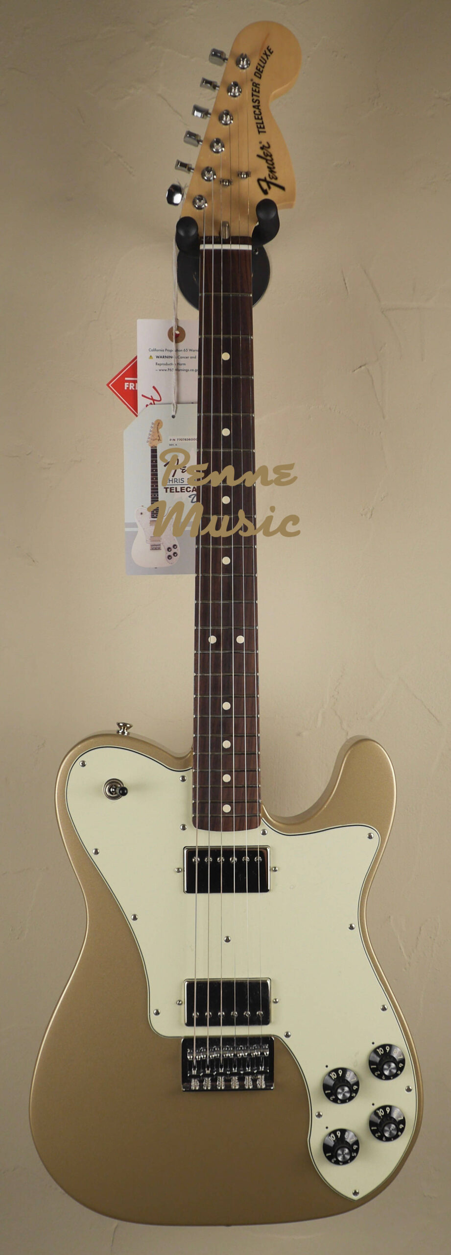 Fender Chris Shiflett Telecaster Deluxe Shoreline Gold 2