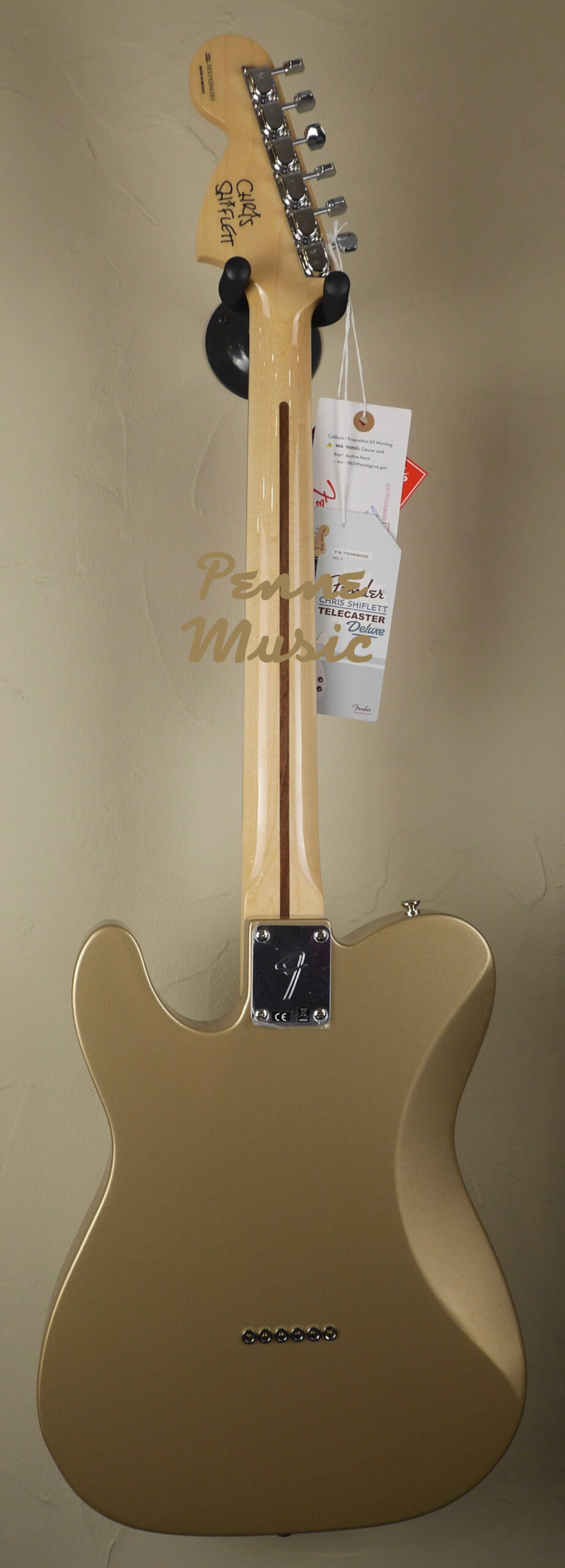 Fender Chris Shiflett Telecaster Deluxe Shoreline Gold 3