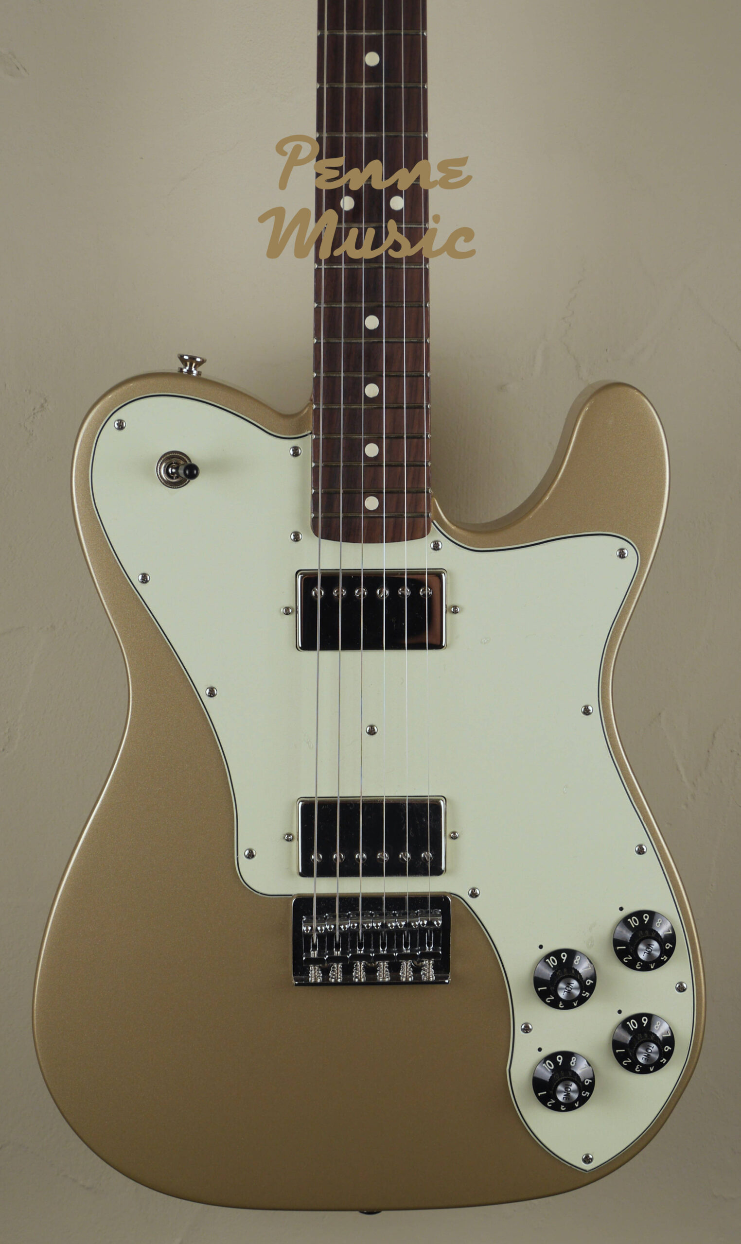 Fender Chris Shiflett Telecaster Deluxe Shoreline Gold 4
