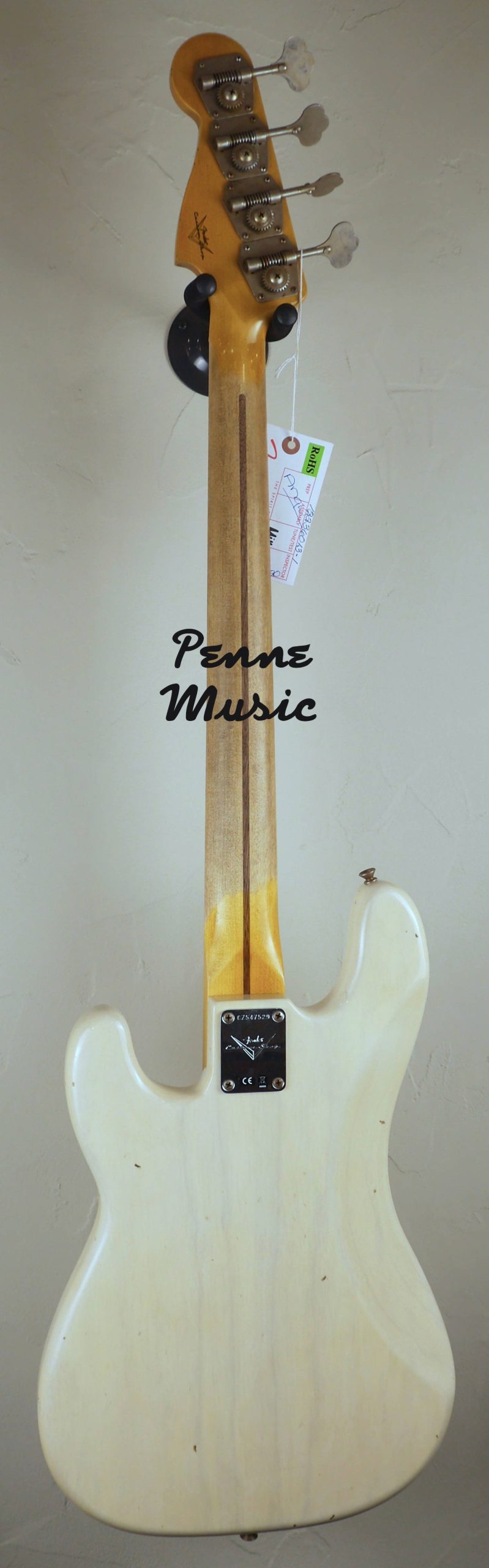 Fender Custom Shop Time Machine 57 Precision Bass Aged White Blonde J.Relic 3