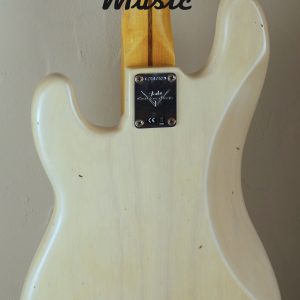 Fender Custom Shop Time Machine 1957 Precision Bass Aged White Blonde J.Relic 5