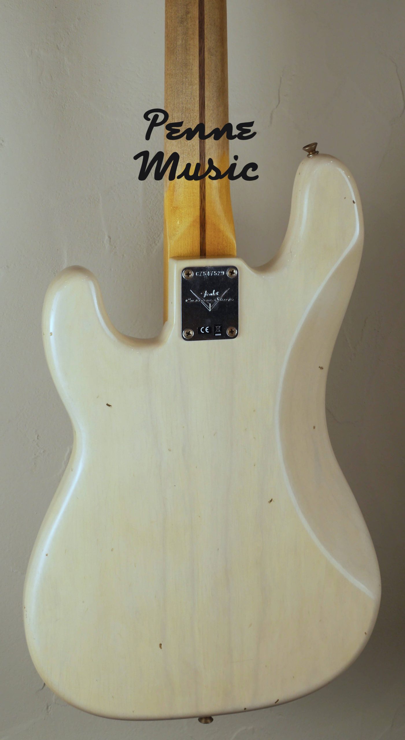 Fender Custom Shop Time Machine 1957 Precision Bass Aged White Blonde J.Relic 5