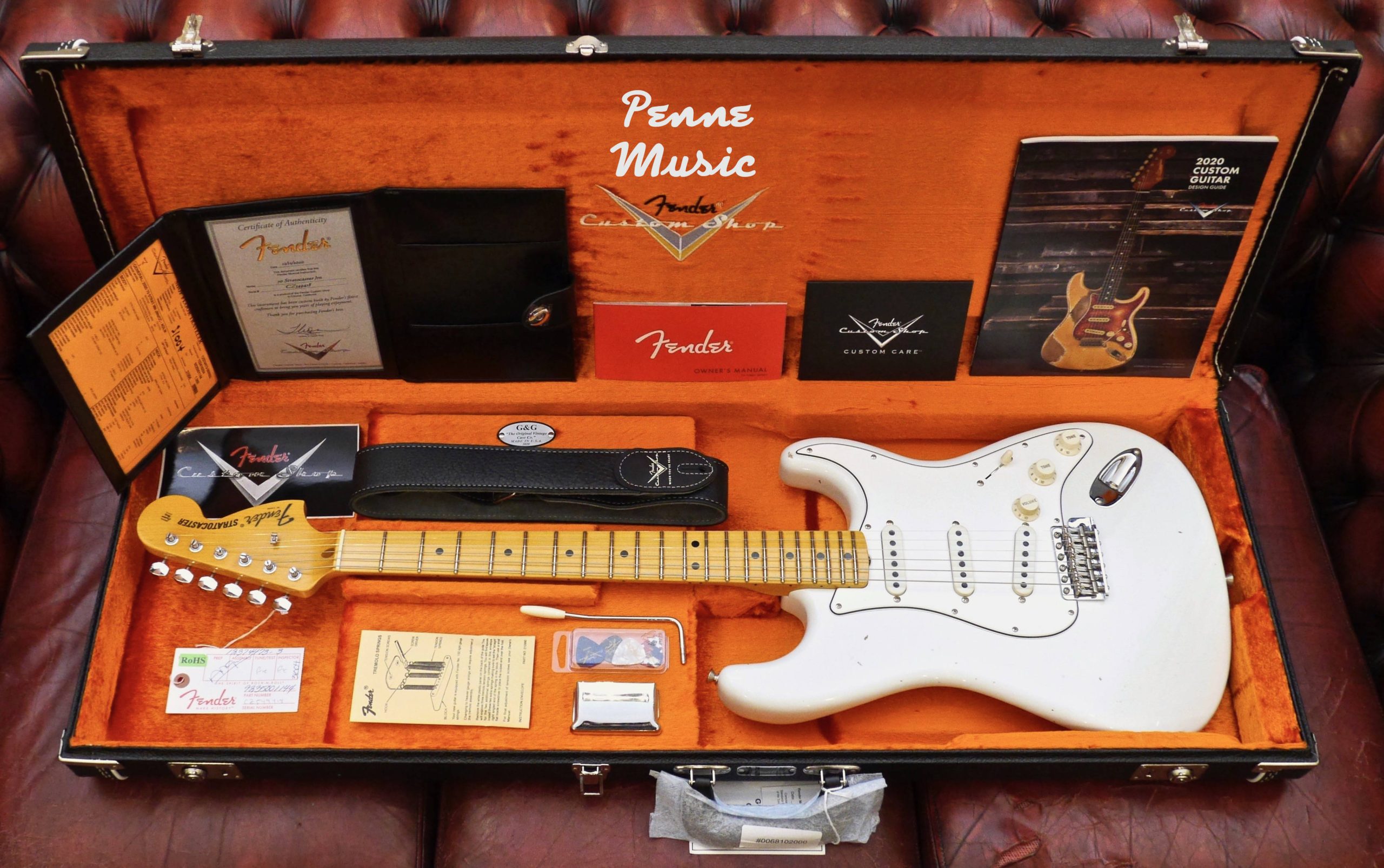 Fender Custom Shop Time Machine 1970 Stratocaster Aged Olympic White J.Relic 1