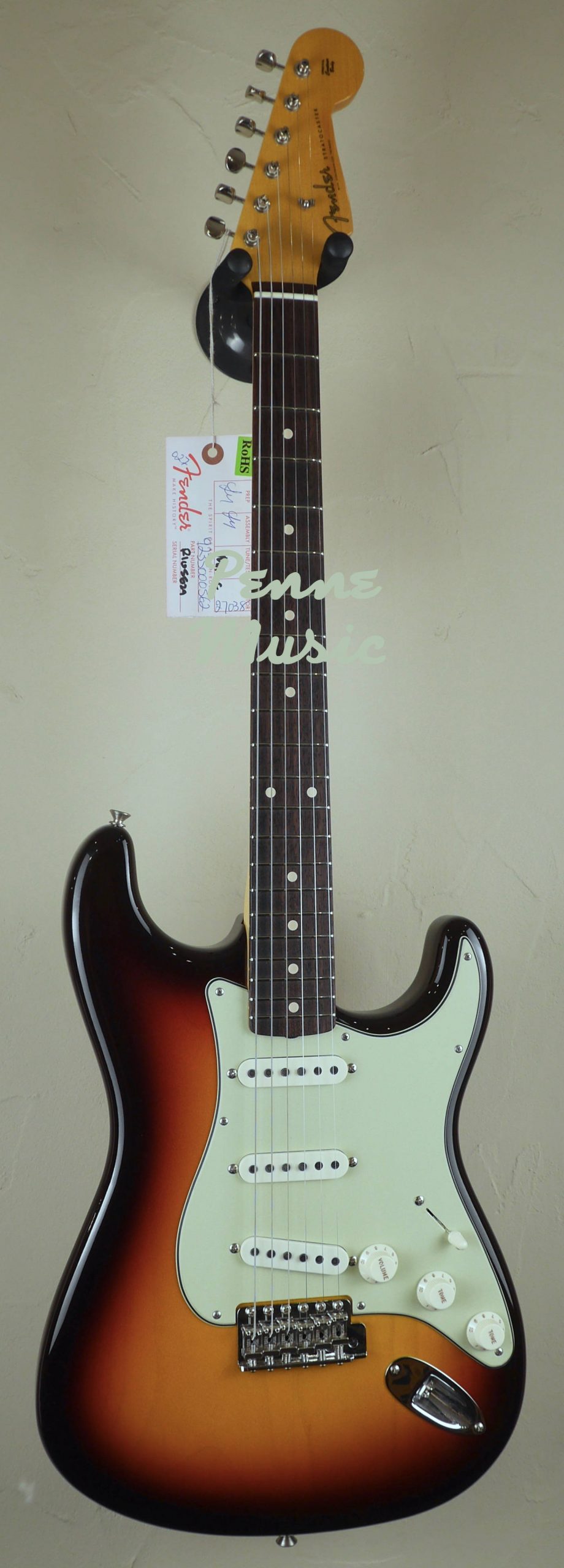 Fender Custom Shop Vintage Custom 59 Stratocaster Chocolate 3-Color Sunburst NOS 2