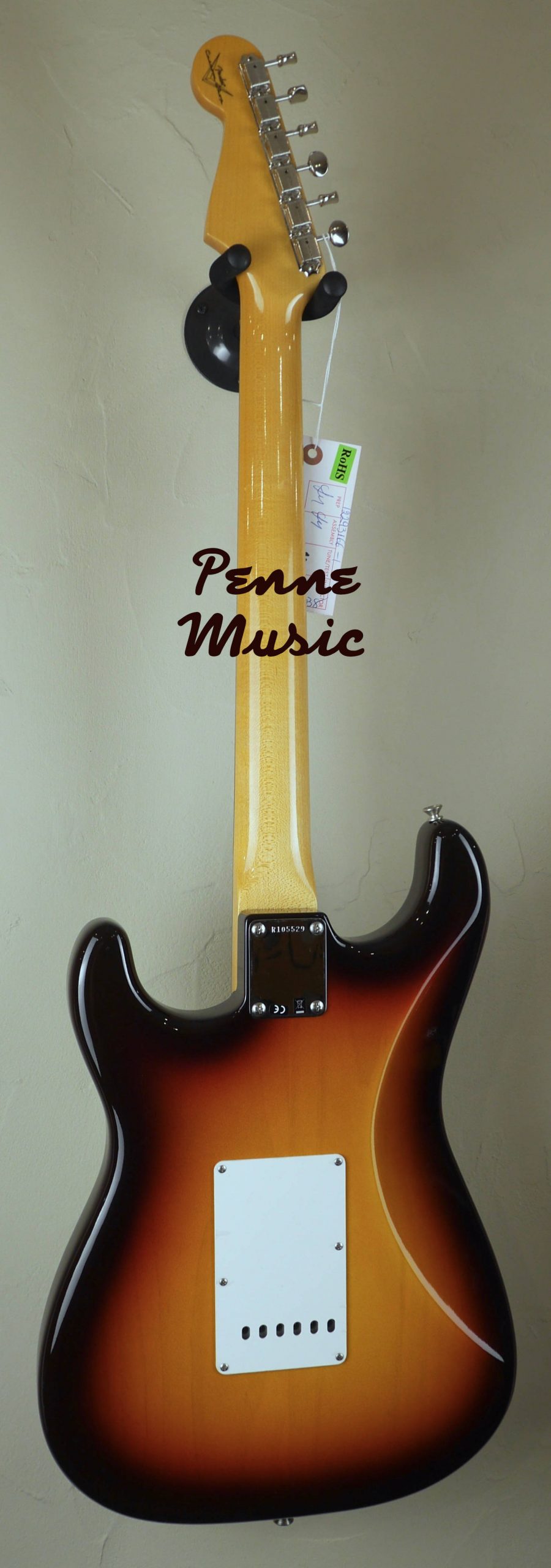 Fender Custom Shop Vintage Custom 59 Stratocaster Chocolate 3-Color Sunburst NOS 3