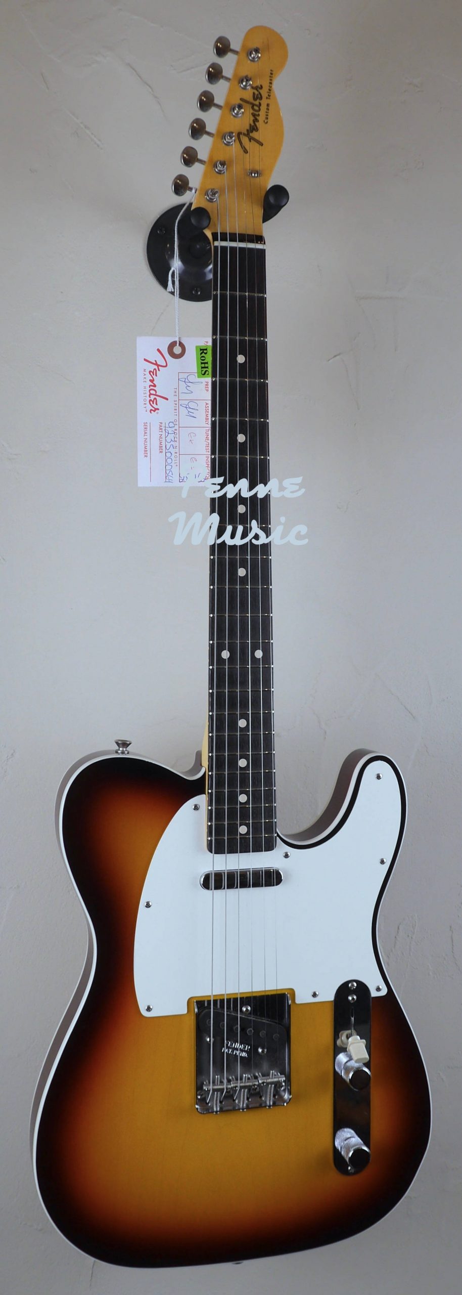 Fender Custom Shop Vintage Custom 1959 Telecaster Custom Chocolate 3-Color Sunburst NOS TCP 19/10/2020 2