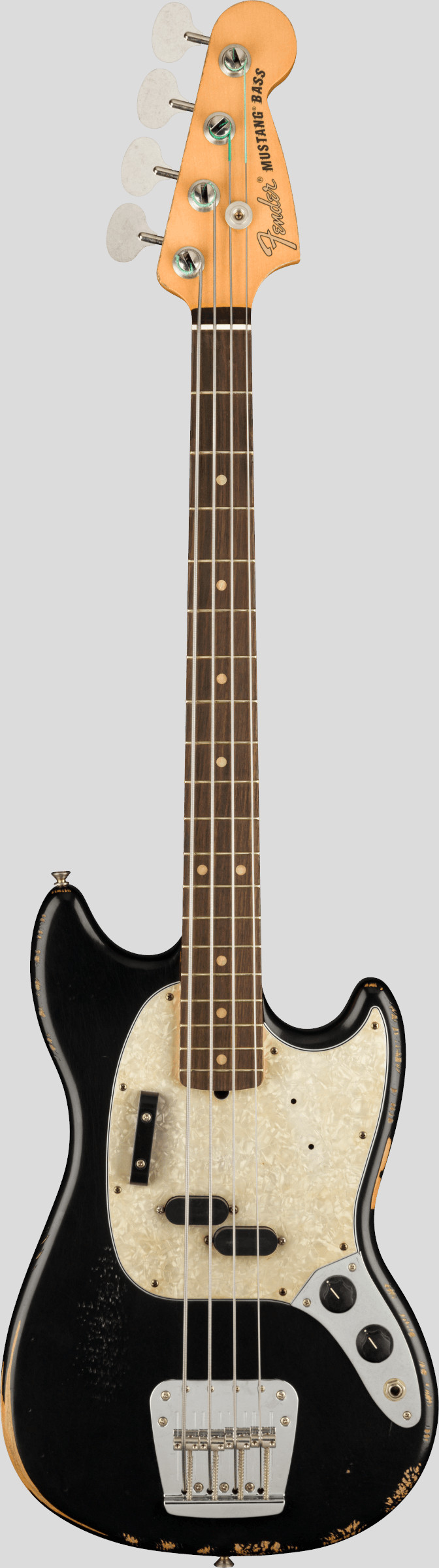 Fender JMJ Mustang Bass Road Worn Black 1