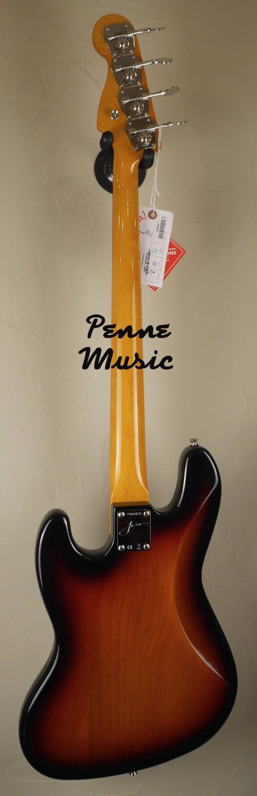 Fender Jaco Pastorius Fretless Jazz Bass 3-Color Sunburst 3