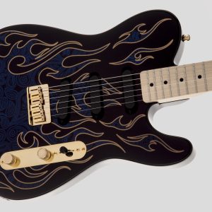 Fender James Burton Telecaster Blue Paisley Flames 3