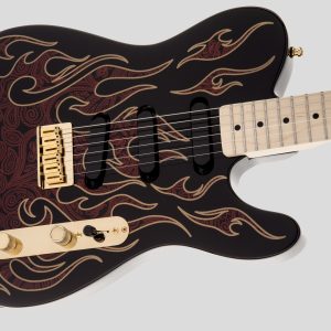 Fender James Burton Telecaster Red Paisley Flames 3