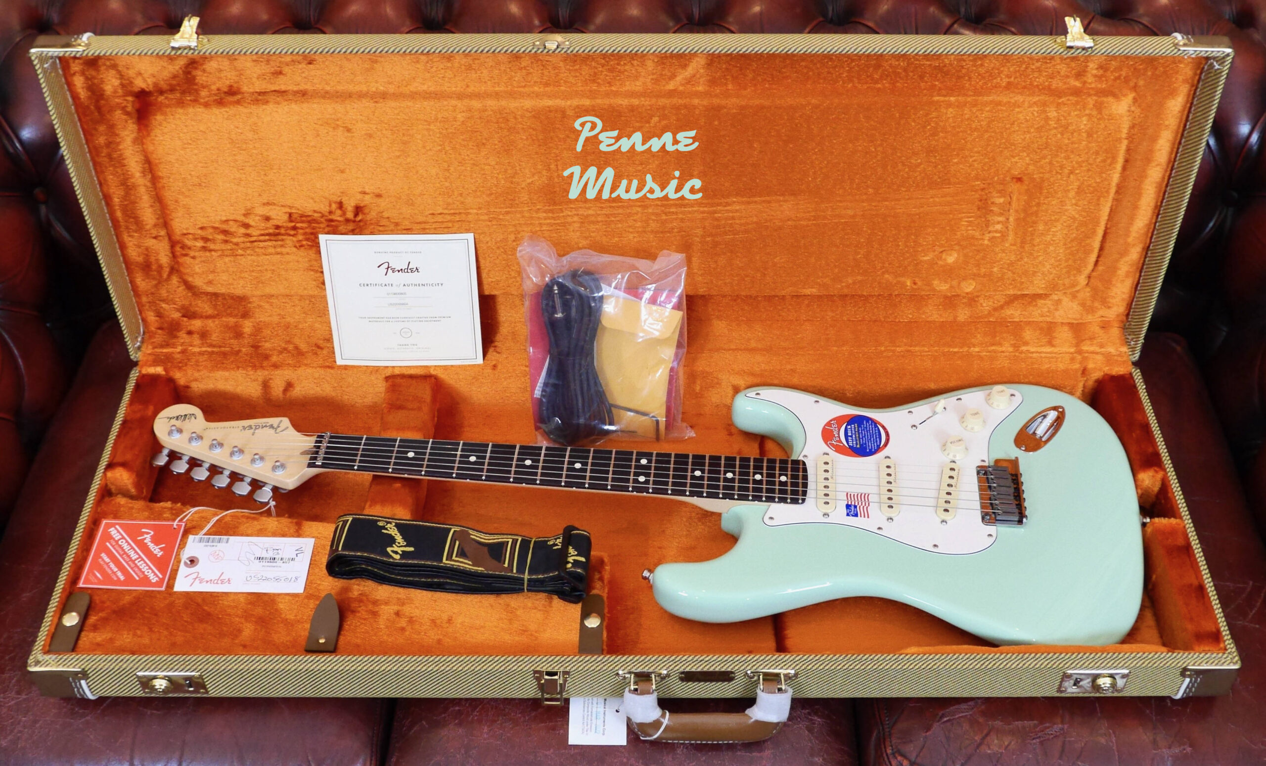 Fender Jeff Beck Stratocaster Surf Green 1