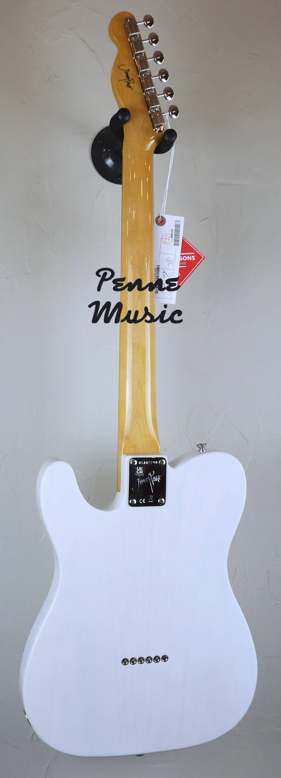Fender Jimmy Page Mirror Telecaster White Blonde 3
