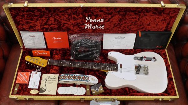 Fender Jimmy Page Mirror Telecaster White Blonde 0119210801 Made in Usa inclusa custodia rigida