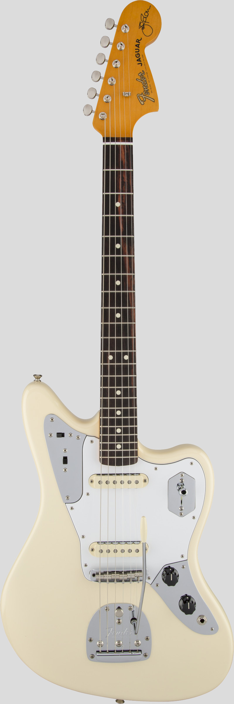 Fender Johnny Marr Jaguar Olympic White 1
