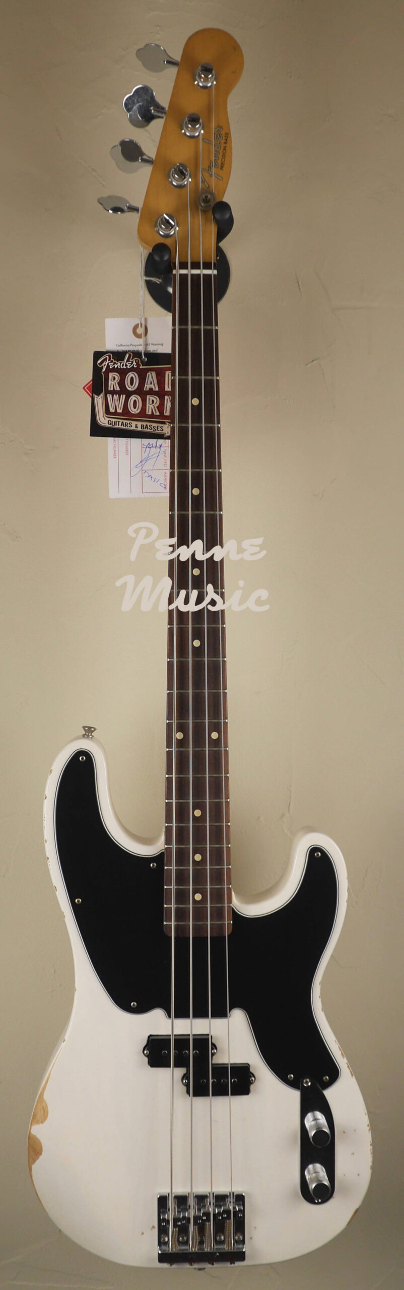 Fender Mike Dirnt Road Worn Precision Bass White Blonde 2