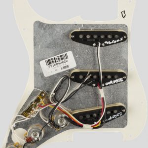 Fender Pre-Wired Tex-Mex Stratocaster Pickup Set Pickguard Parchment 6