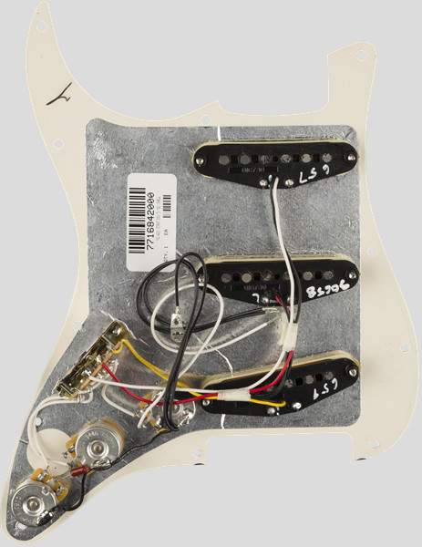 Fender Pre-Wired Tex-Mex Stratocaster Pickup Set Pickguard Tortoise Shell 6