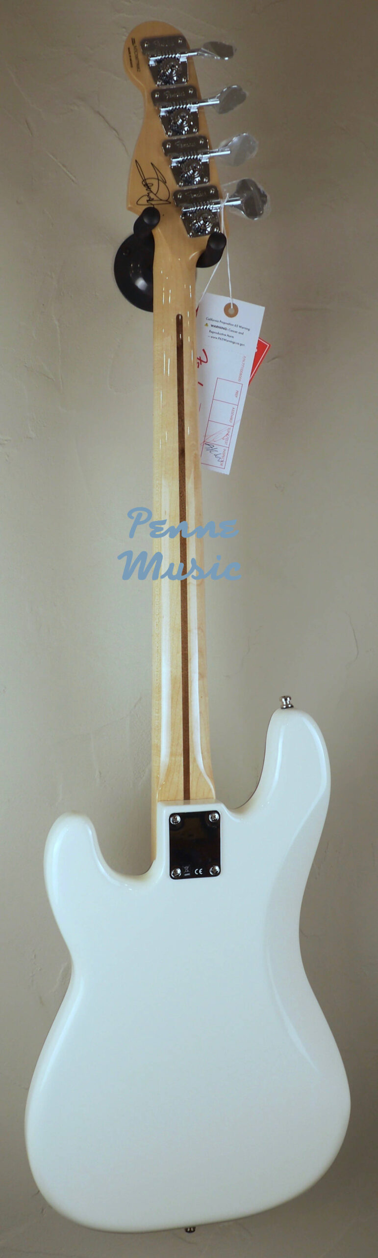 Fender Steve Harris Precision Bass Olympic White 2