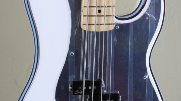 Fender Steve Harris Precision Bass Olympic White 0141032305 inclusa custodia Fender Gig Bag Deluxe
