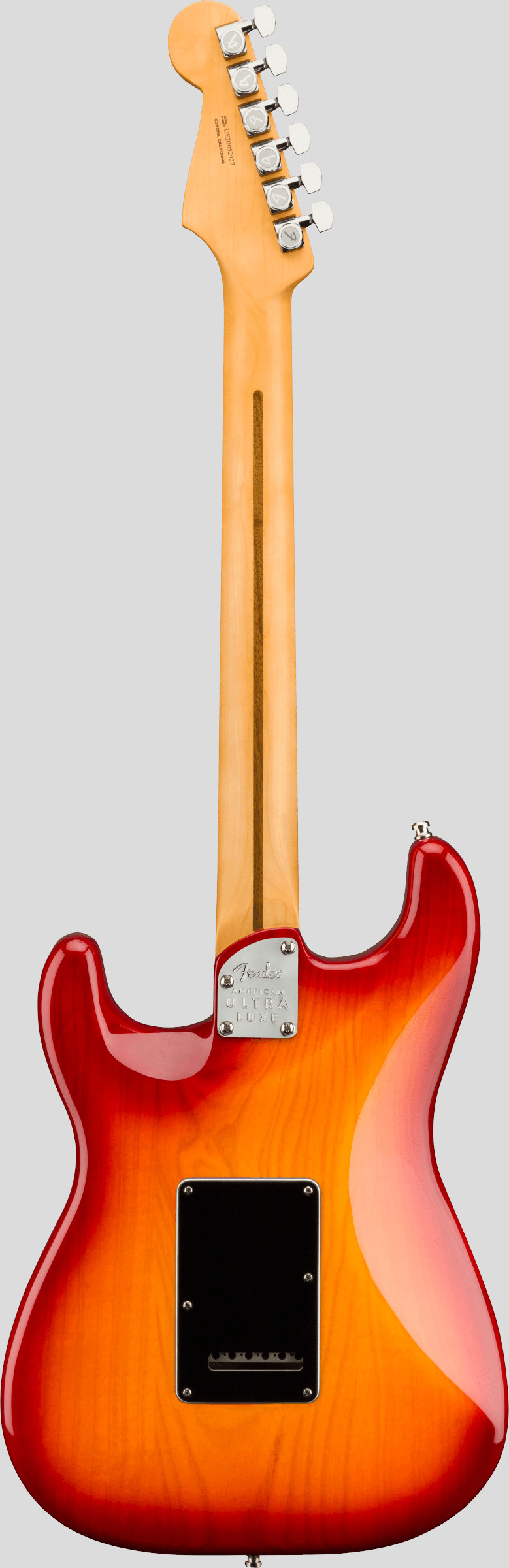 Fender American Ultra Luxe Stratocaster Plasma Red Burst 2
