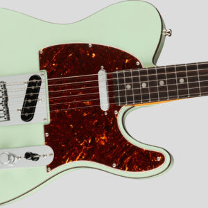 Fender American Ultra Luxe Telecaster Transparent Surf Green 3