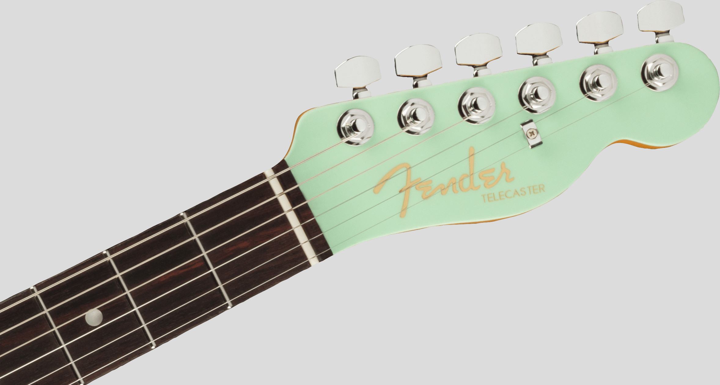 Fender American Ultra Luxe Telecaster Transparent Surf Green 5